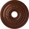 Ekena Millwork Orleans Ceiling Medallion (Fits Canopies up to 4 5/8"), 17 5/8"OD X 3 5/8"ID X 1 7/8"P, Copper Penny CM17OLCPS - alternate 1